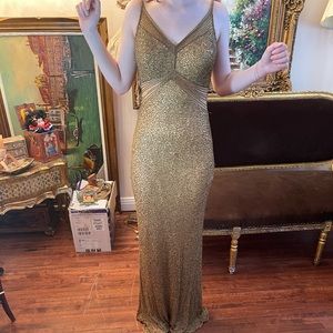 Detailed beaded dress